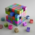 Colourful 3D Cubes