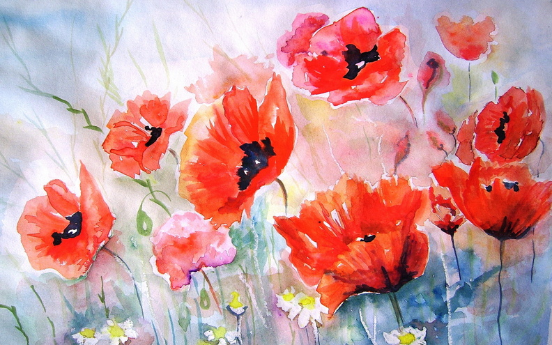 Poppies Flowers Painting Artwork.jpg