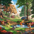 Thomas Kinkade Disney Painting Artwork
