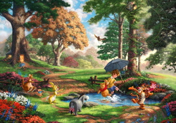 Thomas Kinkade Disney Painting Artwork