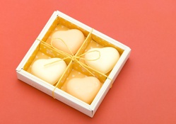 White Chocolate Hearts Valentine's Day