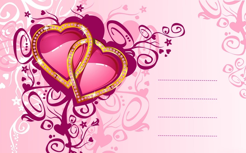 Romantic Card Valentine's Day