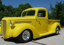 1938 Yellow Ford PickUp