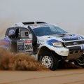 FORD DRIVING IN RALLY DACAR