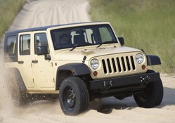 JEEP WRANGLER WAR IN THE SAND
