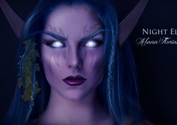 Night Elf: the world of the warcraft