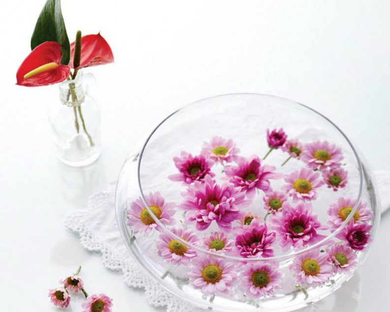 Flowers in a Bowl