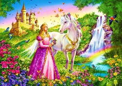 Princess and White Horse