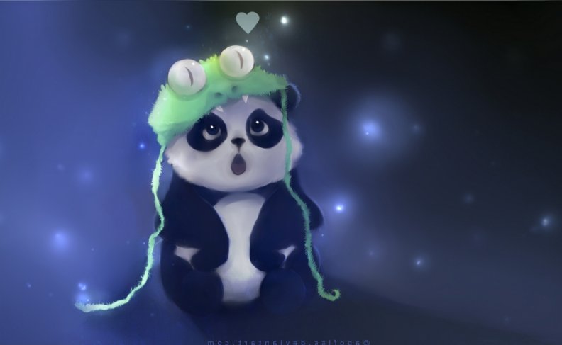 Cute Panda Painting Download HD Wallpapers and Free Images