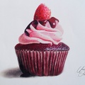 Chocolate Cupcake with Raspberry