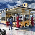 Old Time Gas Station
