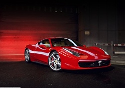 Red Ferrari 458 Italia