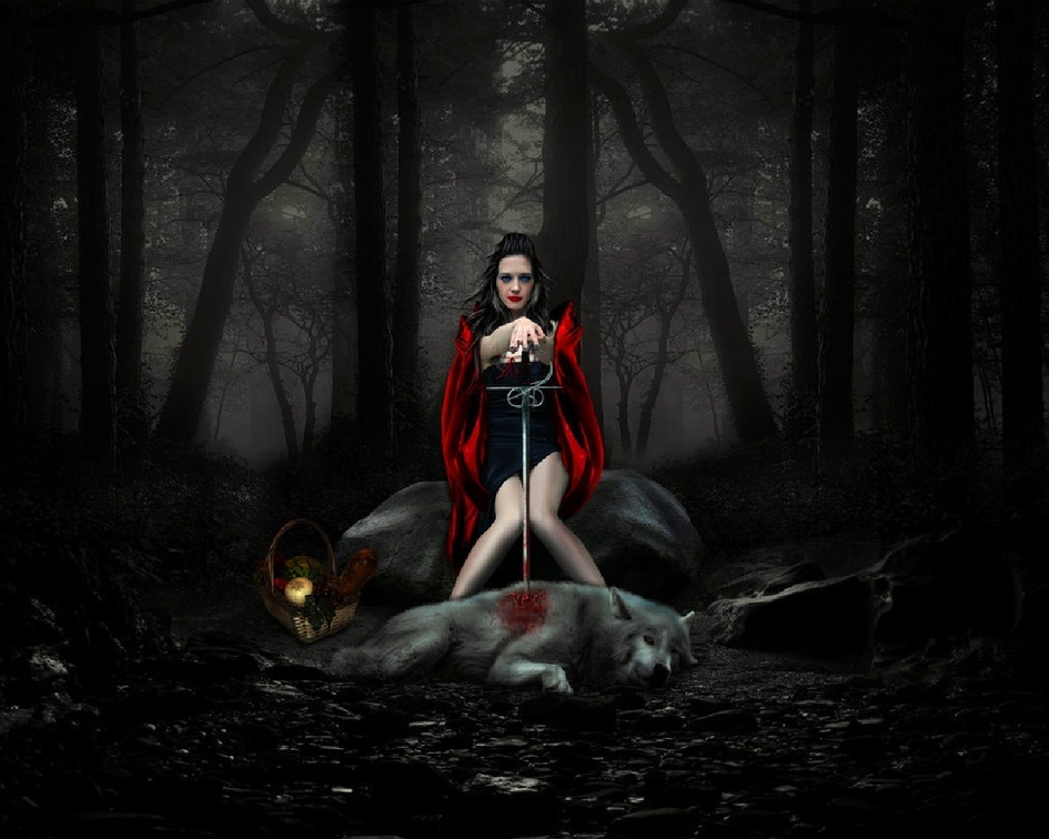 Dark Red Riding Hood