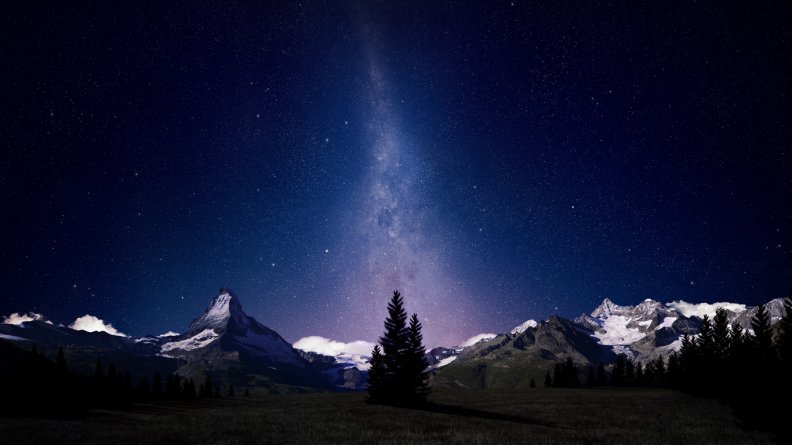 Alpine Night Sky