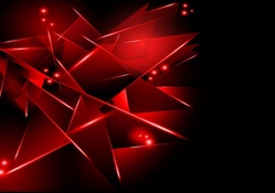 Red Black Abstract Glow