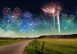 Spectacular Fireworks Display