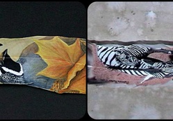 FEATHER PAINTING