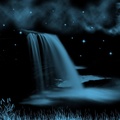 Moonlit Falls