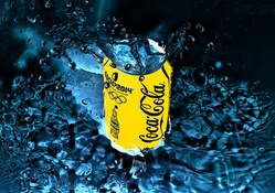 Yellow Coca Cola