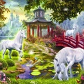 Unicorn fantasy house