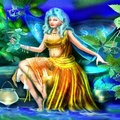 The fairy of blue woods 