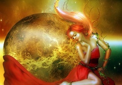 ~Redhead on Planets~