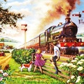 Children and Train