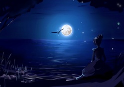 Gazing at the Moon