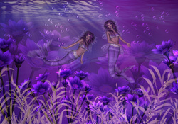 Purple Mermaids