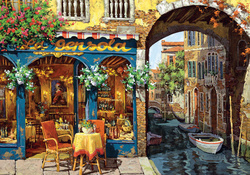 Italian Cafe on The Canal
