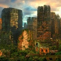 Abandon city after the apocalypse