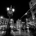 fantastic street lights in long exposure