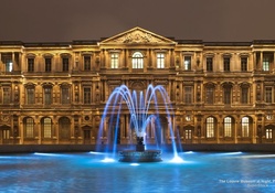 Louvre Museum at Night