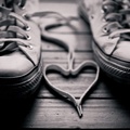 shoes laces heart