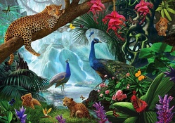 Peacocks and Leopards