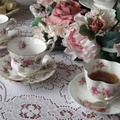 tea time with flowers