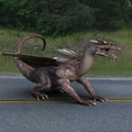 Dragon on street