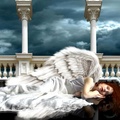 angel in sleep mood