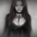 Mysterious gothic Woman