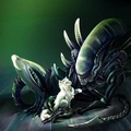 Alien and kitty