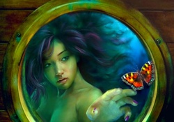 Mermaid and Butterfly