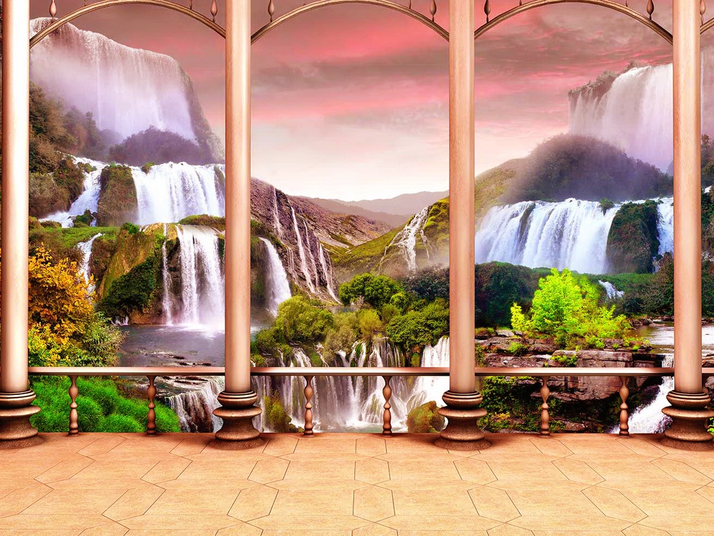 Waterfalls view