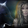 woman wolf fantasy