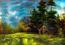 Little Cabin at River