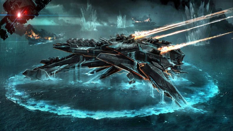 Battleship Alien Concept