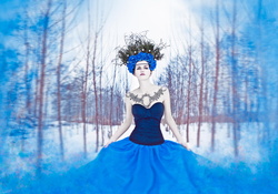 ♥ Frozen Blue Queen For Beautiful Life ♥
