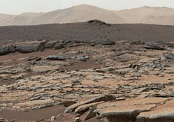 Martian lake
