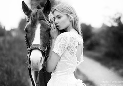 Wedding on horseback