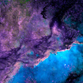 Starry Blue & Purple Nebula
