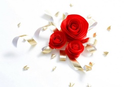 Creative red flowers